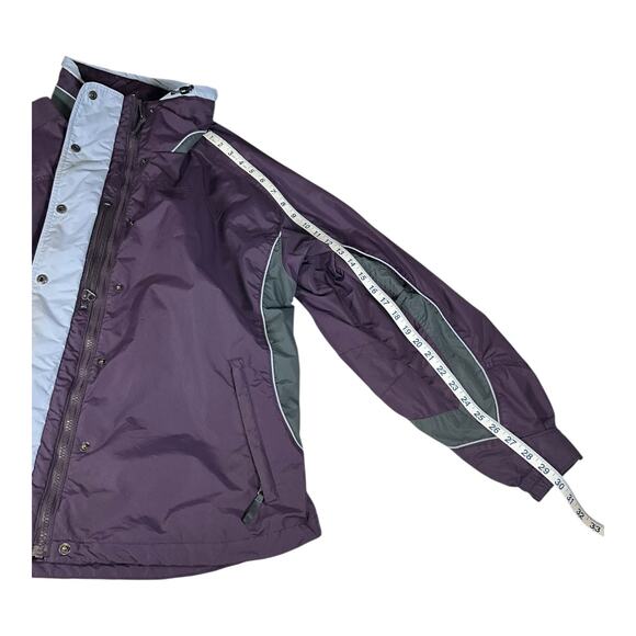 Columbia Sportswear Women’s XL Purple Nylon Jacket | Full Zip & Snap Winter Fall - Picture 9 of 13